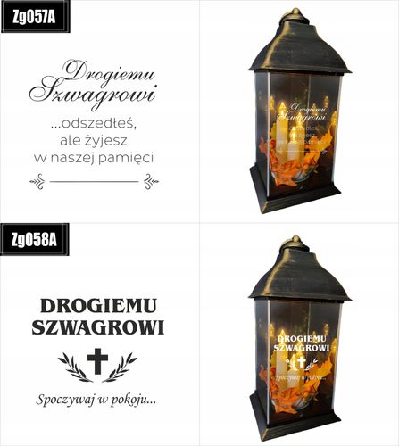 ZNICZ LAMPION z GRAWEREM dla Matki Chrzestnej na Arena.pl
