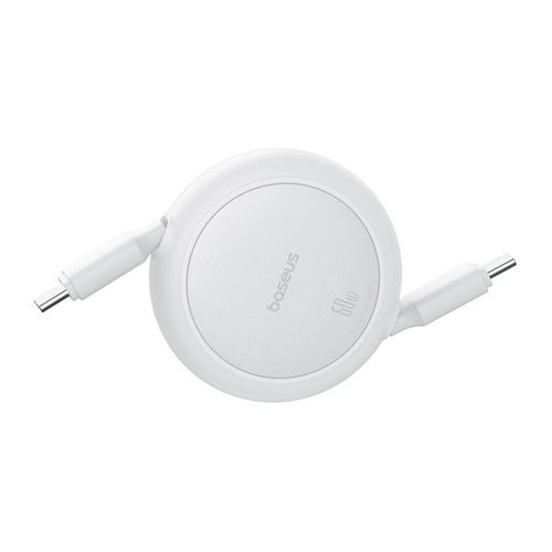 Kabel USB Baseus Free2Pull Mini USB-C do USB-C, 60W, 1, (biały) na Arena.pl