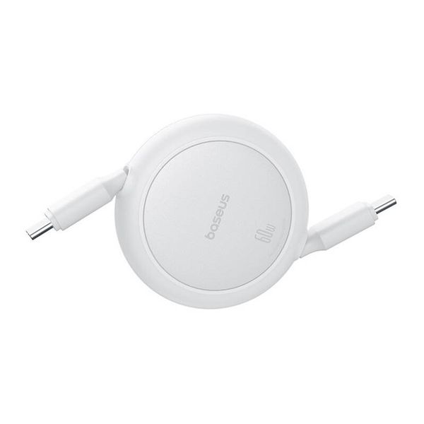 Kabel USB Baseus Free2Pull Mini USB-C do USB-C, 60W, 1, (biały) zdjęcie 5