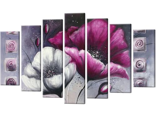 Obraz Malowane maki 140x80 canvas na Arena.pl