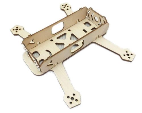 Drewniana rama Multirotor Quadcopter - Balsa na Arena.pl