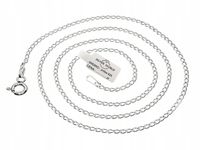 ŁAŃCUSZEK SREBRNY DAMSKI 925 SUBTELNY KLASYCZNY MOCNY NASZYJNIK SREBRO 925