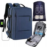 Plecak Bagaż Podręczny do Samolot 45x30x20 LOT Lufthansa EasyJet USB