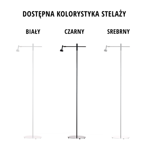Biała lampa stojąca SERES na Arena.pl