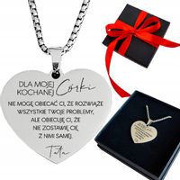 SREBRNY naszyjnik NIEŚMIERTELNIK dla Córki od Mamy grawer GRATIS Prezent