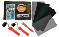 PROFI Zestaw naprawczy do pontonu Klej PU312 + DR.BOAT + DUŻE Łaty +Siatka