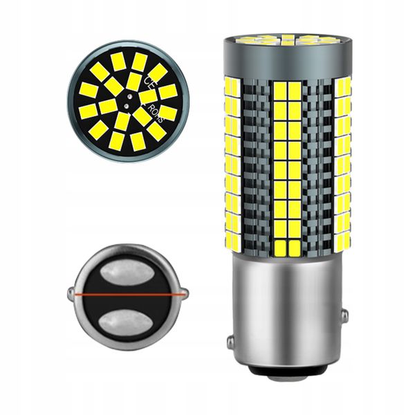 ŻARÓWKA P21/5W LED XSTORM DWUWŁÓKNOWA BAY15D CAN zdjęcie 1