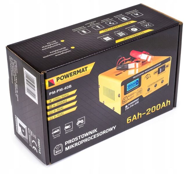 PROSTOWNIK ELEKTRONICZNY ŁADOWARKA 6/12V 15A zdjęcie 6