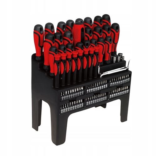 ZESTAW ŚRUBOKRĘTÓW WKRĘTAKÓW BITÓW STOJAK 100-EL na Arena.pl