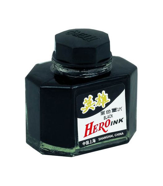 atrament hero czarny 50ml. 4354 zdjęcie 1