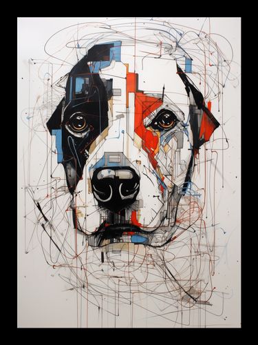 Plakat 13x18cm Przyrysowany Psiak na Arena.pl