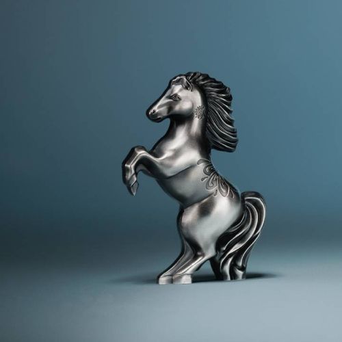 Mongolia: Year of the Horse 1 uncja Srebra 2026 Antiqued Coin na Arena.pl