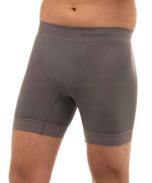Brubeck Bokserki męskie BASE LAYER szare L zdjęcie 2