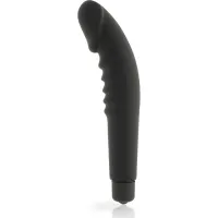 dolce vita classic black silikonowy model wibracyjny 7 trybow 158x31mm