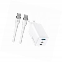 Szybka ładowarka GaN 65W 3 wejścia z długim kablem 2m do Tecno Spark 10