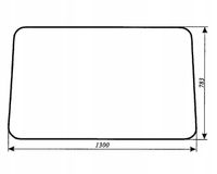 Szyba tylna - tył do spycho-koparki Ostrówek stary typ