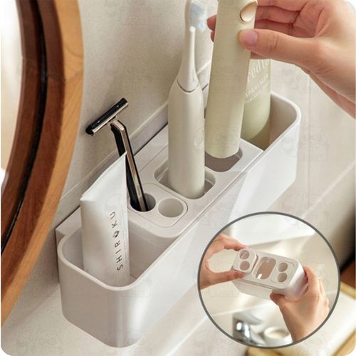 Uchwyt na szczoteczki do zębów Wieszak Organizer łazienkowy Kubek Pojemnik na Arena.pl