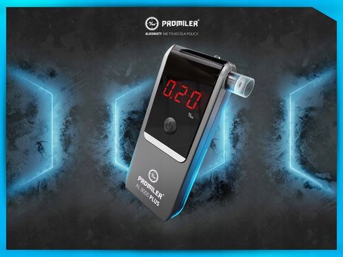 Alkomat PROMILER AL 8000 PLUS + 12 miesięcy kalibracji + ustniki na Arena.pl