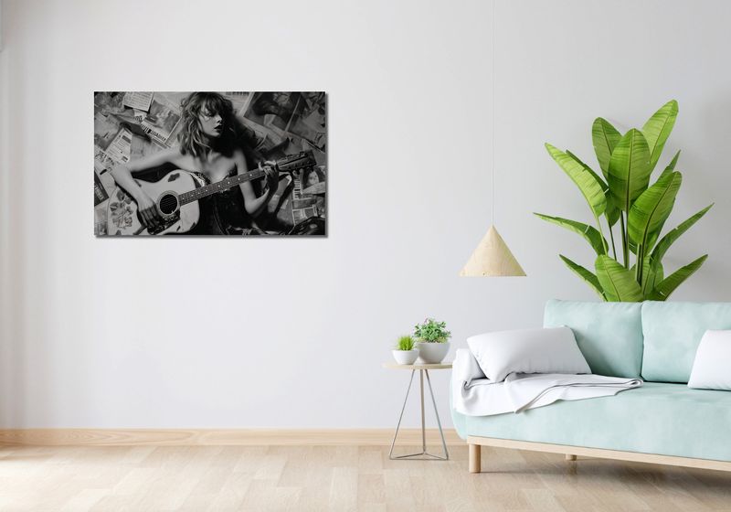 Obraz 100x60cm Młoda Gitarzystka zdjęcie 2