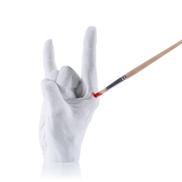 Kolorowanka 3D Hand RCK Figurka gipsowa zdjęcie 2