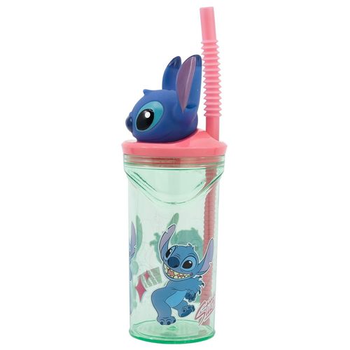 Kubek ze Słomką Stitch Flowers 3D 360 ml na Arena.pl