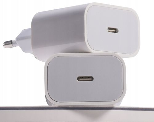 SZYBKA ŁADOWARKA KOSTKA TYP-C 20W +KABEL DO IPHONE na Arena.pl