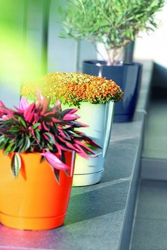 Doniczka Donica Coubi z podstawkiem DUOP120 Biała na Arena.pl