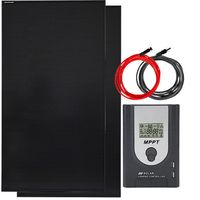 ZESTAW FOTOWOLTAICZNY 340W SOLARNY MPPT NA KAMPER ŁÓDŹ JACHT