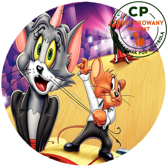 Opłatek na tort Tom i Jerry zdjęcie 1