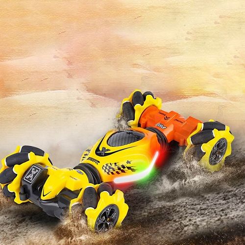 RC SAMOCHÓD KASKADERSKI ZE STEROWANIEM RĘCZNYM 2,4 GHZ OBRÓT O 360° + 2 AKU na Arena.pl