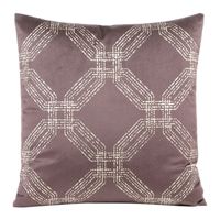 POSZEWKA WELUR VELVET SYMETRYCZNA 45X45 PUDROWA