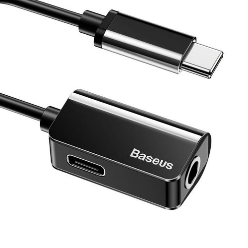 Adapter Baseus USB-C To USB-C + Jack 3.5mm Black na Arena.pl