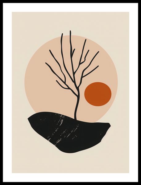Plakat 40x55cm Nagie Drzewo zdjęcie 3