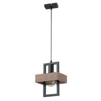 Lampa wisząca boho dekoracyjna industrialna czarna brązowa Sigma