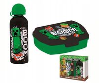 Bidon + Śniadaniówka MINECRAFT Zestaw