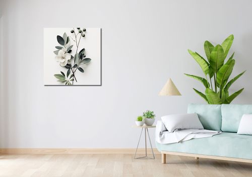 Obraz 70x70cm Papierowy Kwiat na Arena.pl