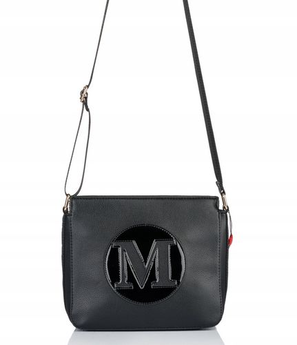 MONNARI Torebka na ramię LISTONOSZKA Pojemna PASEK LOGO PREMIUM na Arena.pl