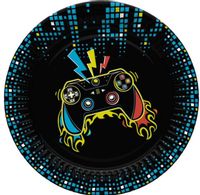 TALERZYKI PAPIEROWE DAISY POLMAK 8SZT 18CM