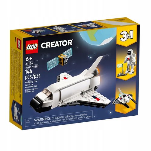 LEGO Creator 3w1 Prom kosmiczny 31134 + Torba LEGO na Arena.pl