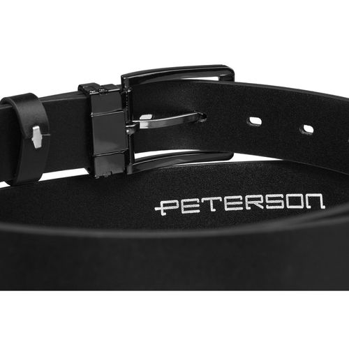 elegancki pasek męski ze skóry ekologicznej  - peterson 125 na Arena.pl