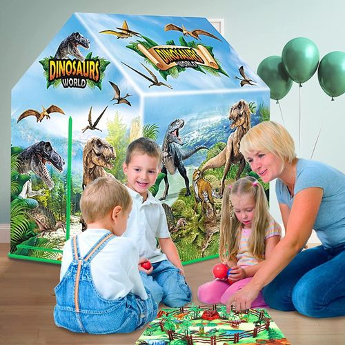 NAMIOT DOMEK DLA DZIECI DINOZAUR DO DOMU OGRODU na Arena.pl