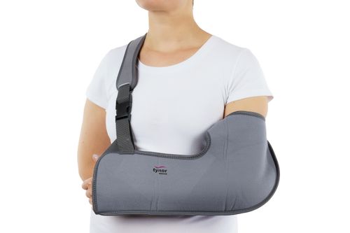 TEMBLAK RĘKI ORTEZA GIPS OCHRANIACZ NA RAMIĘ na Arena.pl