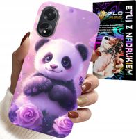 ETUI DO OPPO A78 4G - SŁODKA PANDA WZORY DLA DZIECI + SZKŁO