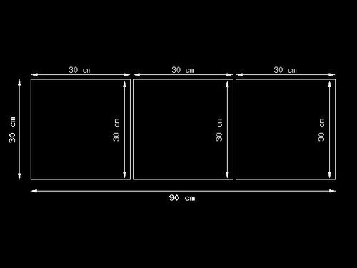 90X30CM POMOST JEZIORZE TRÓJ OBRAZ na Arena.pl