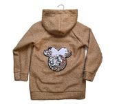 Bluza dziewczęca rozpinana z aplikacją na plecach r. 8A