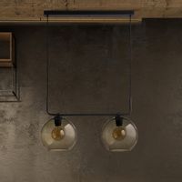 Kuchenna lampa wisząca Monaco 9363 loftowa nad wyspę balls czarna