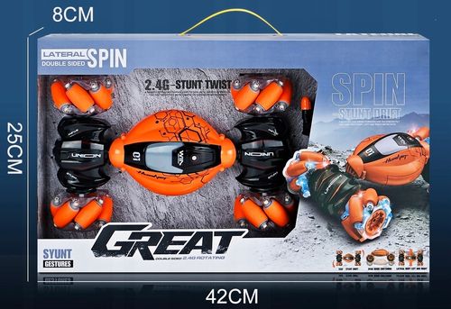 SAMOCHÓD ZDALNIE STEROWANY AUTO RC TWISTER 4X4 DRIFT 360° PILOT NA PREZENT na Arena.pl