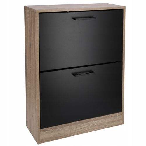 szafka na buty regał 2 komory obuwie komoda pojemna do przedpokoju regał na Arena.pl