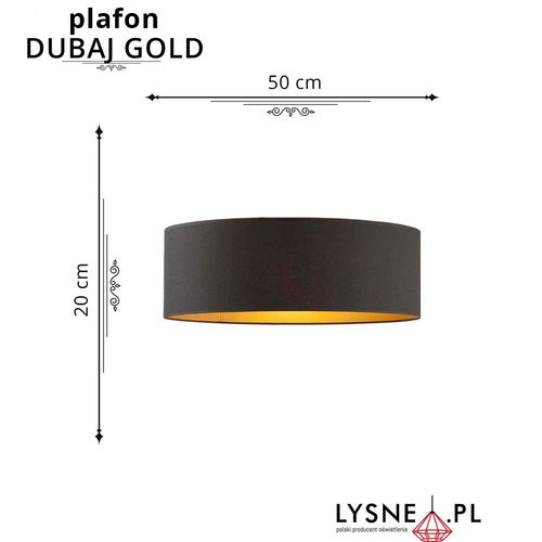 Plafon DUBAJ GOLD fi-50 cm na Arena.pl