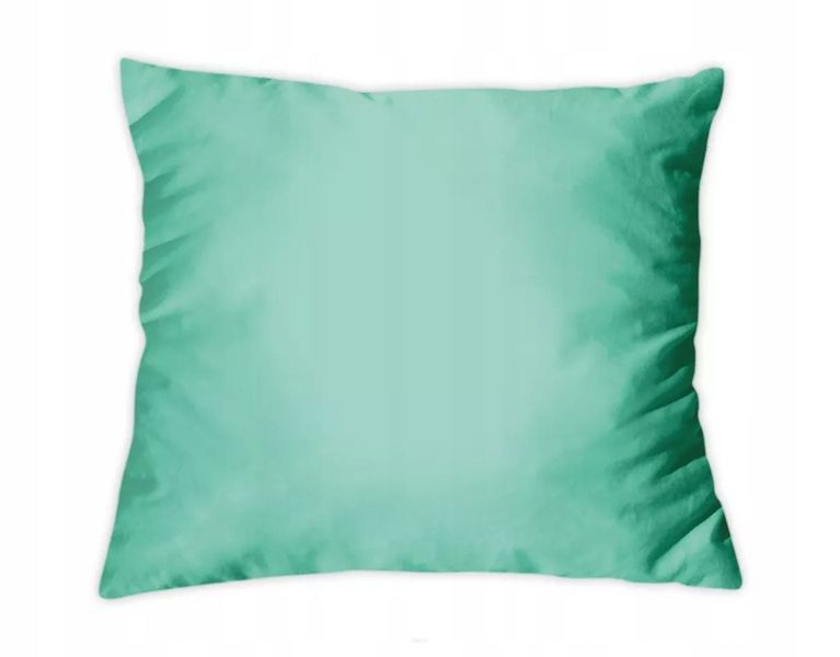 Poszewka satyna bawełniana 50x60 Bielbaw miętowa zdjęcie 3